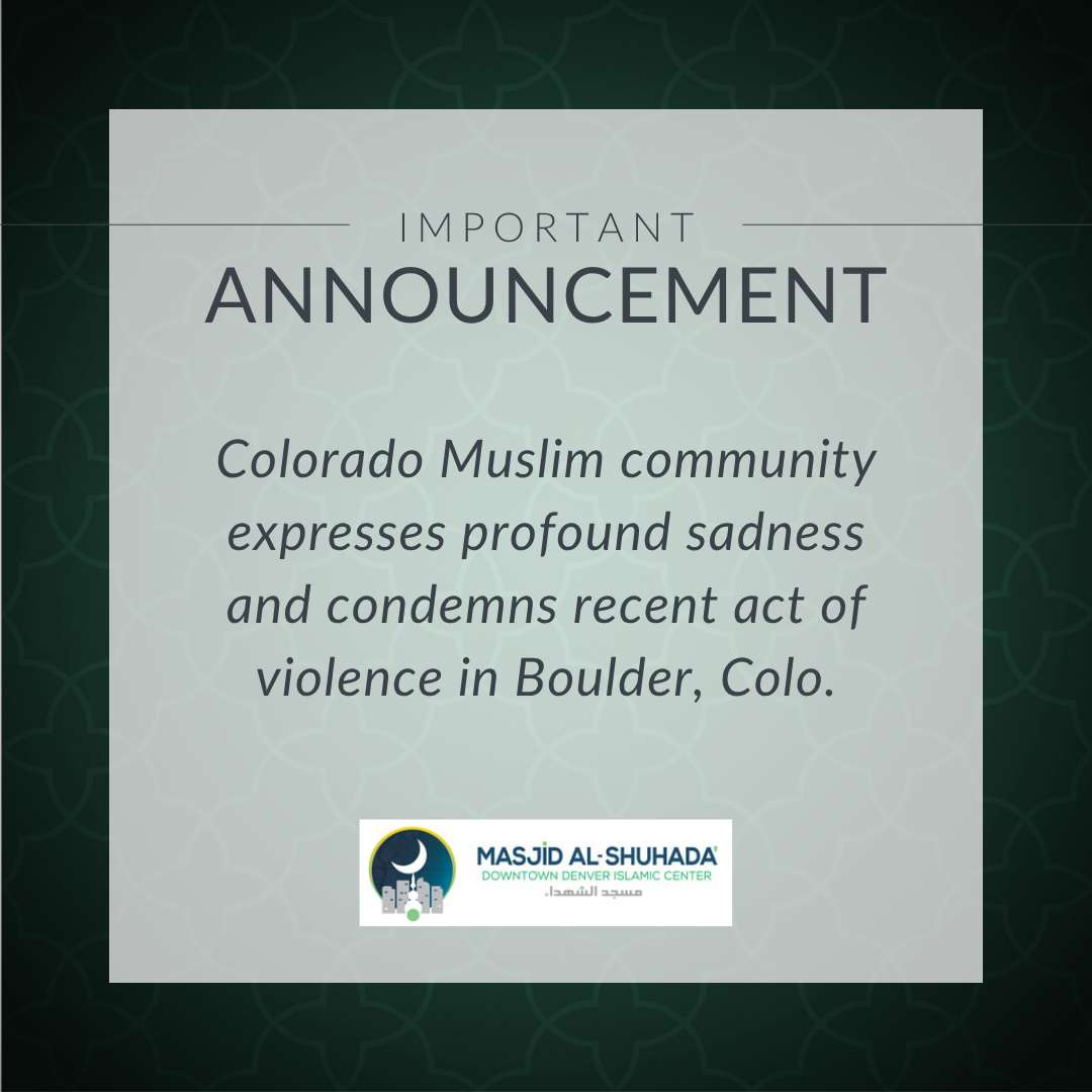 Colorado Muslim Community Response to Boulder Attack on Run for Their Lives Participants